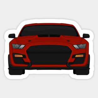 Shelby GT500 2020 Rapid-Red + Black roof Sticker